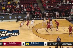 稀缺锋线即战力！伦德伯格对阵阿拉巴马砍下23分12板7助集锦！